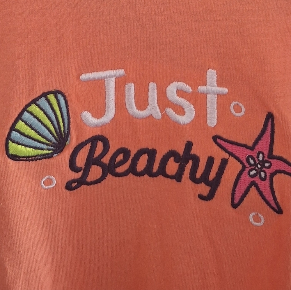 Rene Rofe Orange and Blue Seashell Sleepwear - Picture 9 of 11